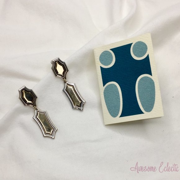 James Avery JA 14k/Sterling Silver Drop earrings - EXTREMELY RARE - Picture 1 of 9